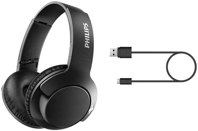 Philips BASS Wireless Bluetooth Headphones with Mic Black