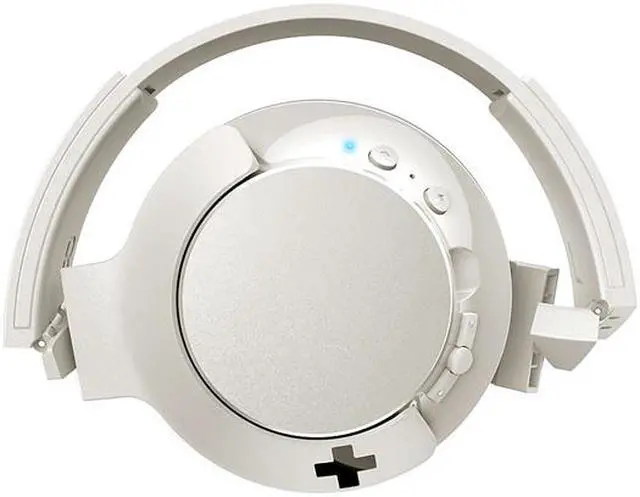 Alt view image 3 of 8 - Philips SHB3175WT BASS+ Wireless Bluetooth Closed-Back Over-Ear Headphones with Mic - White