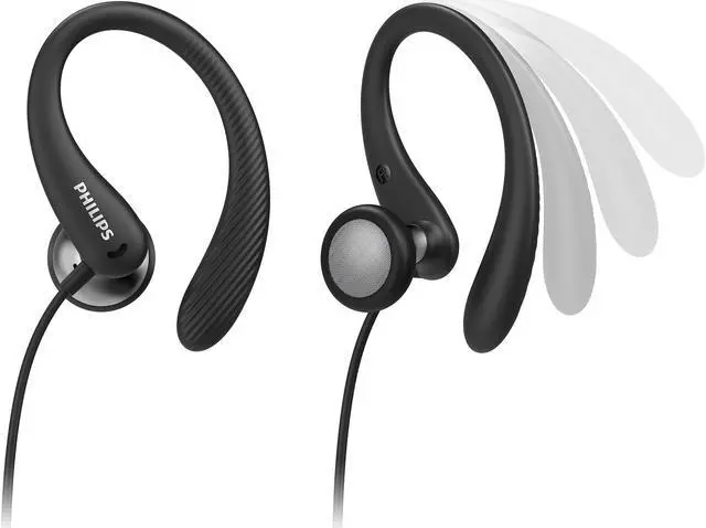 Alt view image 2 of 6 - Philips In-ear sports headphones with mic TAA1105BK/00