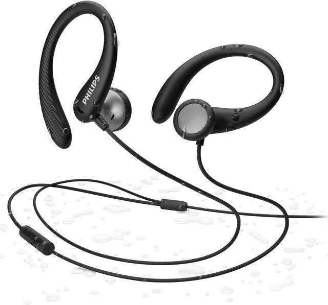 Alt view image 5 of 6 - Philips In-ear sports headphones with mic TAA1105BK/00