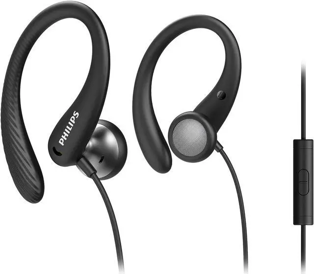 Alt view image 3 of 6 - Philips In-ear sports headphones with mic TAA1105BK/00