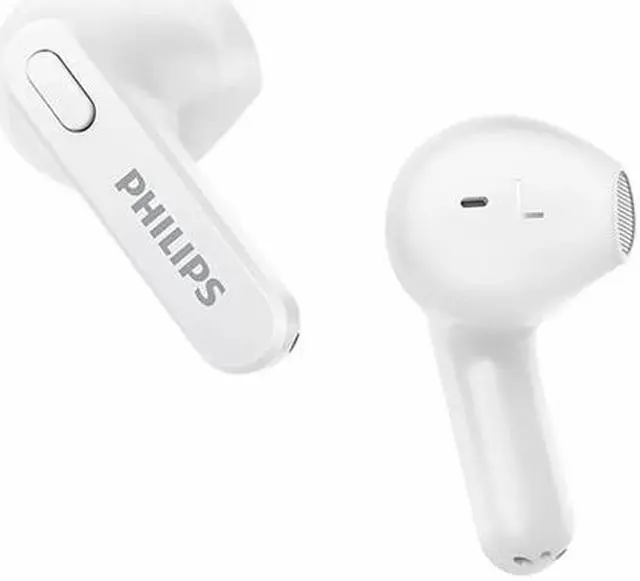 Alt view image 5 of 6 - Philips T2236 TWS In-Ear IPX4 18 Hours Play Time Microphone White