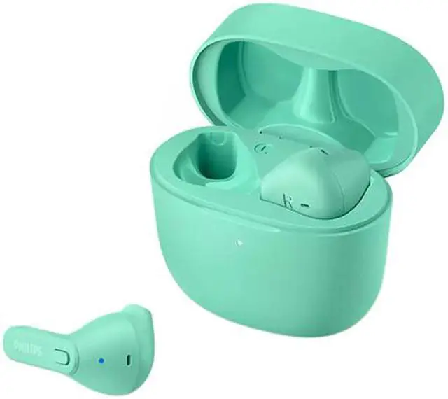Alt view image 3 of 6 - Philips T2236 TWS In-Ear IPX4 18 Hours Play Time Microphone Green