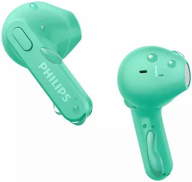Alt view image 6 of 6 - Philips T2236 TWS In-Ear IPX4 18 Hours Play Time Microphone Green