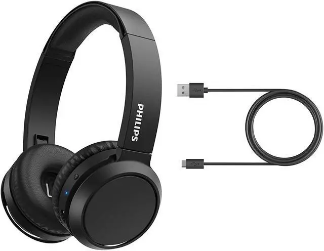 Alt view image 4 of 12 - PHILIPS Black TAH4205BK/00 On-ear Wireless Headphones