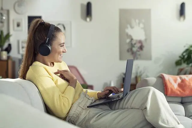 Alt view image 6 of 12 - PHILIPS Black TAH4205BK/00 On-ear Wireless Headphones