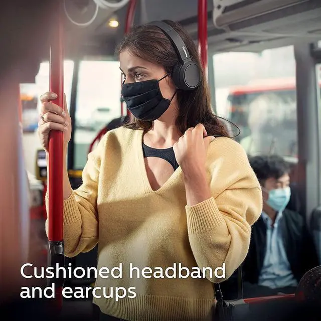 Alt view image 10 of 12 - PHILIPS Black TAH4205BK/00 On-ear Wireless Headphones