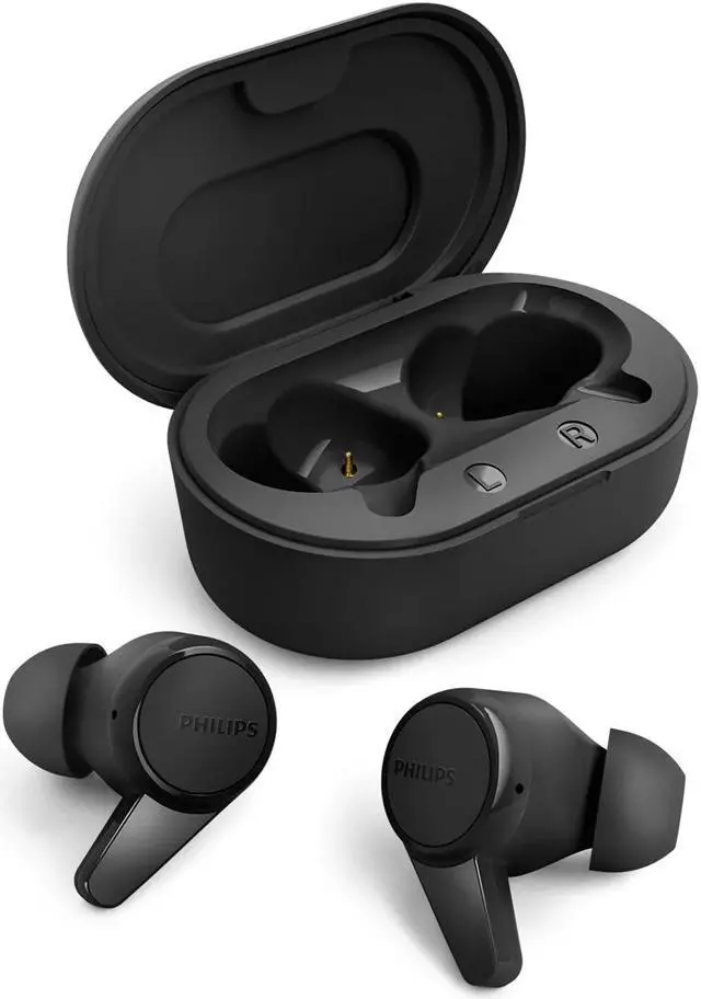 Alt view image 3 of 8 - PHILIPS Black Earbud Headphone/Headset TAT1207BK/00