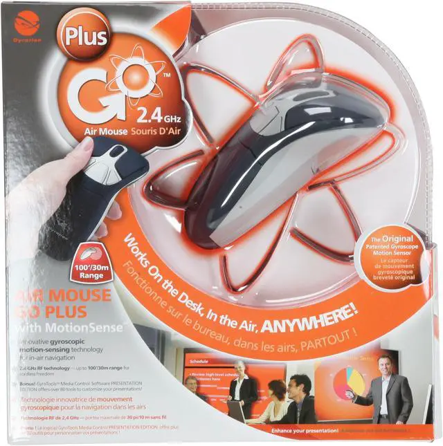 Alt view image 4 of 4 - Gyration Wireless Air Mouse GO PLUS GYM1100NA