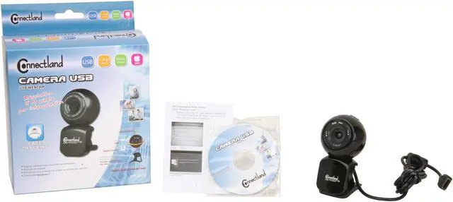 Alt view image 6 of 6 - Connectland CL-MC-GF-BK 1.3 M Effective Pixels USB 2.0 Web Camera - Black