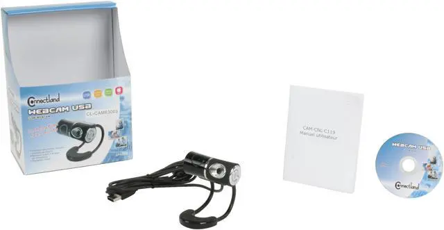 Alt view image 6 of 6 - Connectland CL-CAM63003 1.3 M Effective Pixels USB WebCam with Built-in Microphone