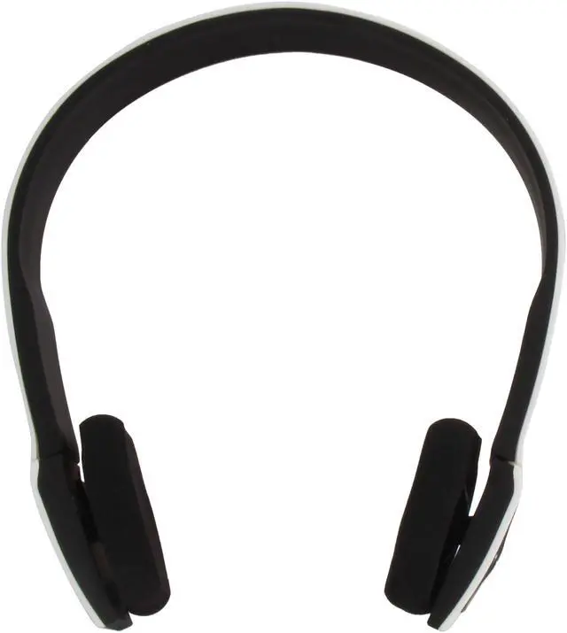 Alt view image 2 of 8 - ConnectLand Black/White CL-AUD23029 Supra-aural Bluetooth v2.1 EDR Stereo Headset with Microphone - White/Black