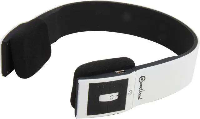 Alt view image 6 of 8 - ConnectLand Black/White CL-AUD23029 Supra-aural Bluetooth v2.1 EDR Stereo Headset with Microphone - White/Black