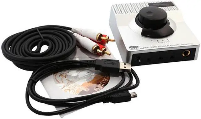 Alt view image 6 of 6 - SYBA SD-DAC63057 24bit/96KHz Digital to Analog Converter,Hi-Fi Stereo Headphone Amplifier,USB Interface,Coaxial Out
