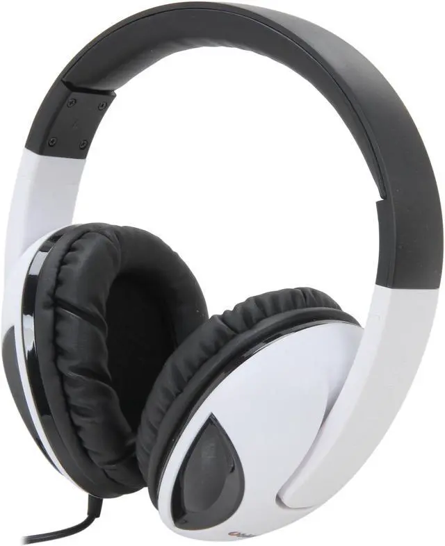 Main image of Syba OG-AUD63039 Cobra Circumaural Massive 50mm Driver Audio Headphones w/ In-Line Microphone (White)