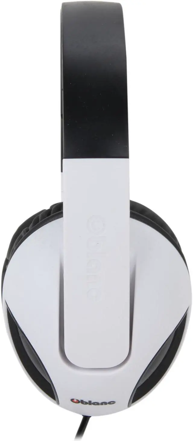 Alt view image 3 of 7 - Syba OG-AUD63039 Cobra Circumaural Massive 50mm Driver Audio Headphones w/ In-Line Microphone (White)