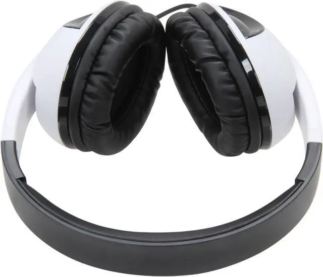 Alt view image 5 of 7 - Syba OG-AUD63039 Cobra Circumaural Massive 50mm Driver Audio Headphones w/ In-Line Microphone (White)