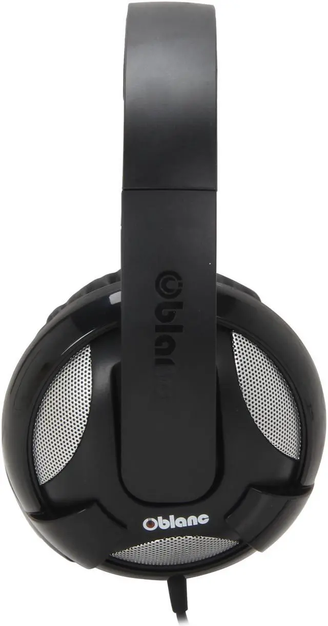 Alt view image 3 of 7 - SYBA Oblanc U.F.O 200 Around-Ear 2.0 Stereo Headphone with In-line Mic OG-AUD63042-2
