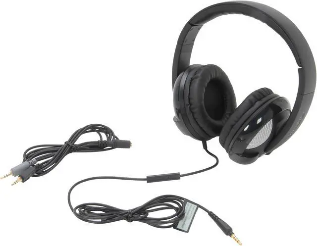 Alt view image 6 of 7 - SYBA Oblanc U.F.O 200 Around-Ear 2.0 Stereo Headphone with In-line Mic OG-AUD63042-2