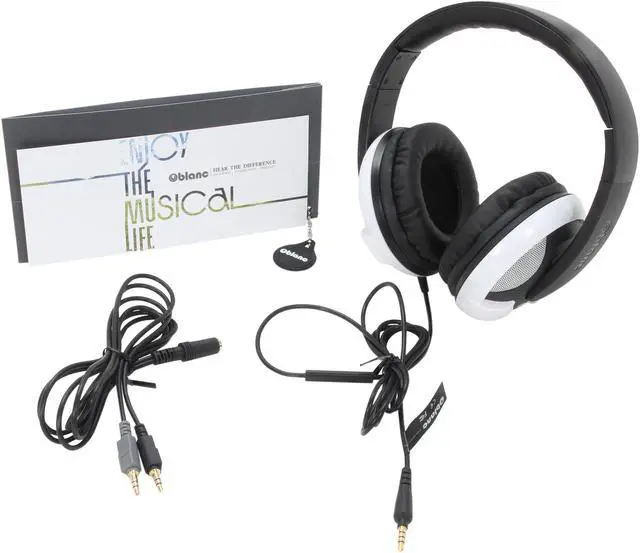 Alt view image 6 of 7 - SYBA Oblanc U.F.O 200 Around-Ear 2.0 Stereo Headphone with In-line Mic