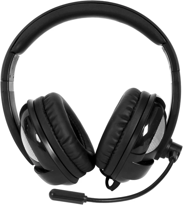 Alt view image 2 of 7 - SYBA Black/Black OG-AUD63067 USB Connector UFO510 NC2 5.1 Surround Sound Stereo Headphone with Boom Microphone
