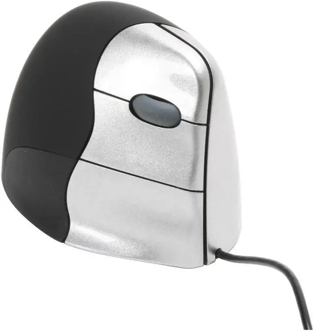 Main image of Evoluent VM3-RSB Black/Silver 5 Buttons 1 x Wheel USB Optical VerticalMouse 3