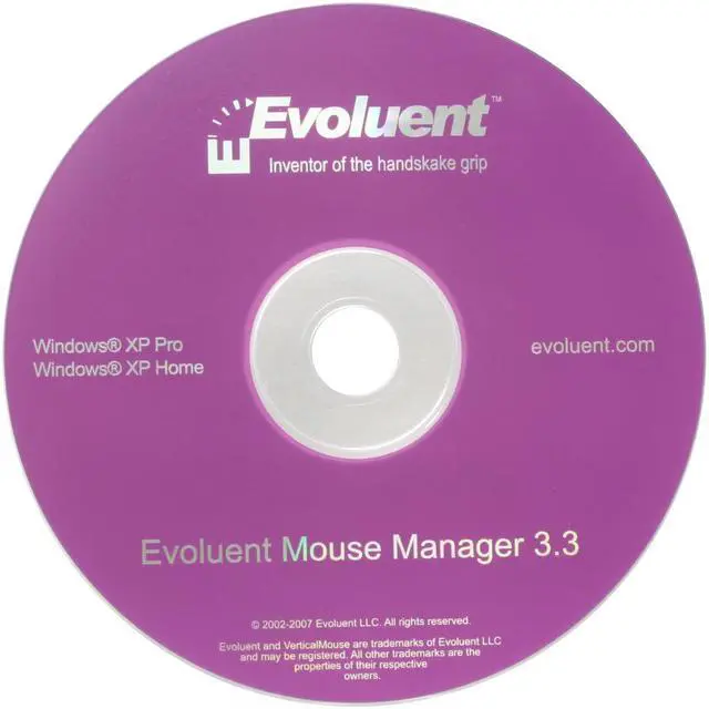 Alt view image 8 of 8 - Evoluent VM3R2-RSB Silver/Black 5 Buttons 1 x Wheel USB Wired Optical VerticalMouse 3 Rev 2 - OEM