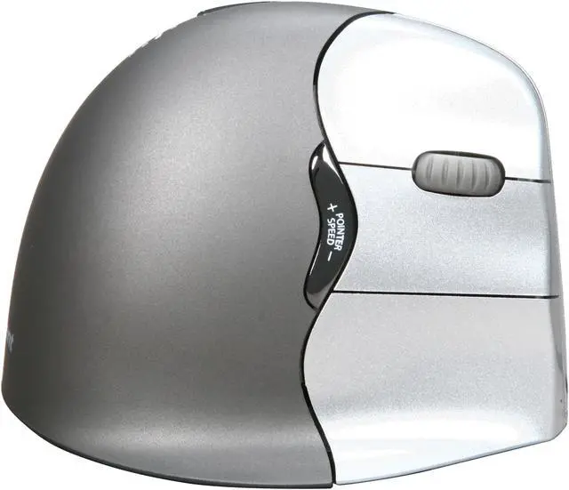 Alt view image 2 of 6 - Evoluent VM4R VerticalMouse 4 Ergonomic USB Mouse Med to Large Right Hand
