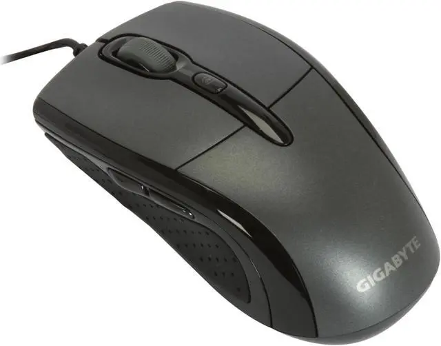 Main image of GIGABYTE GM-M6580 Noble Black 6 Buttons 1 x Wheel USB Wired Laser Desktop Mouse