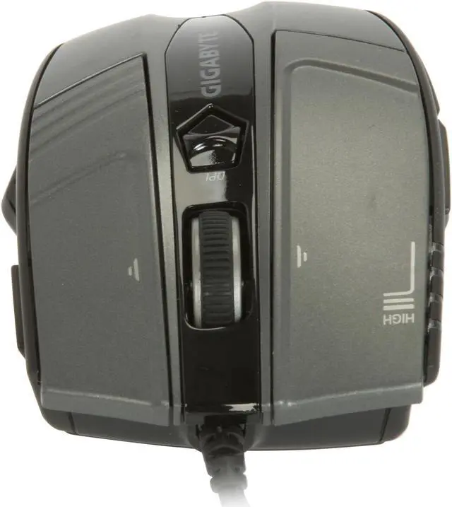 Alt view image 2 of 7 - GIGABYTE GM-M8000 Black 7 Buttons Tilt Wheel USB Laser Gaming Mouse