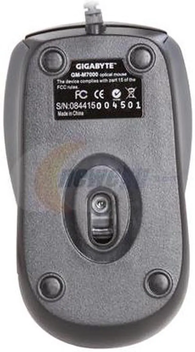 Alt view image 4 of 5 - GIGABYTE GM-M7000 Noble Black 1 x Wheel USB Wired Optical Mini Notebook Mouse