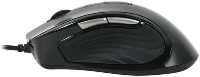 Alt view image 3 of 6 - GIGABYTE M6900 Metal Black 7 Buttons Tilt Wheel USB Wired Optical Gaming Mouse