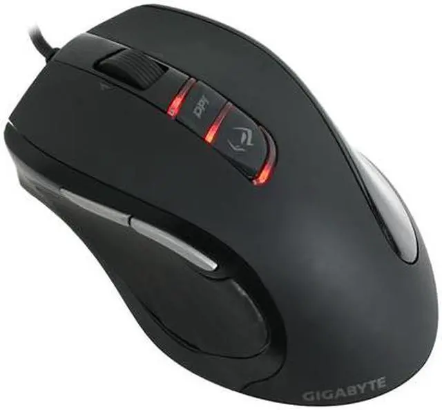 Alt view image 2 of 5 - GIGABYTE GM-M6980 Black Tilt Wheel USB Wired Laser Gaming Mouse