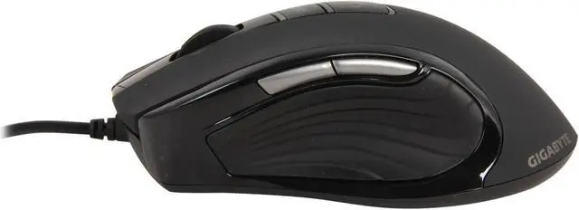 Alt view image 3 of 5 - GIGABYTE GM-M6980X Black 9 Buttons Tilt Wheel USB Wired Pro-Laser Gaming Mouse