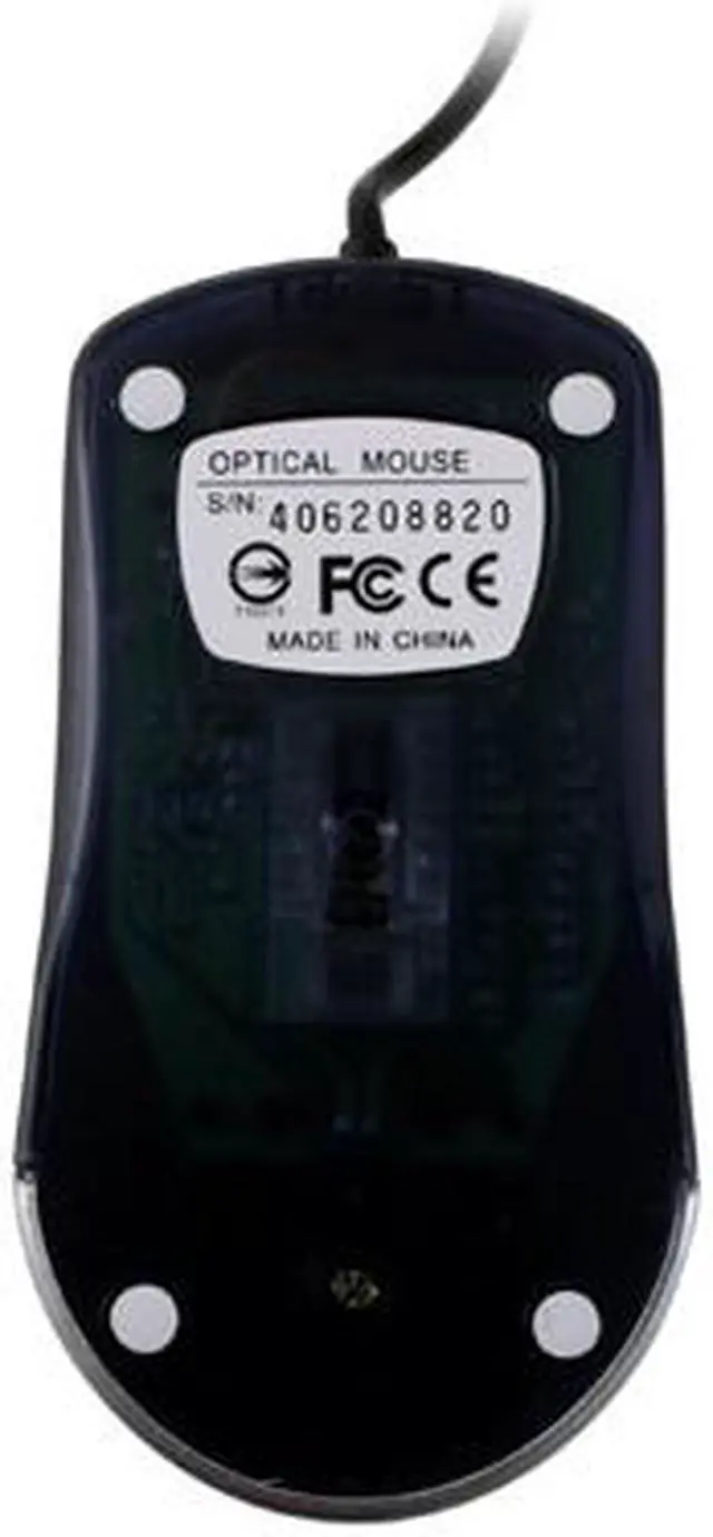 Alt view image 3 of 4 - DCT Factory 03M-018 Black & Silver 3 Buttons 1 x Wheel USB Wired Optical Mouse