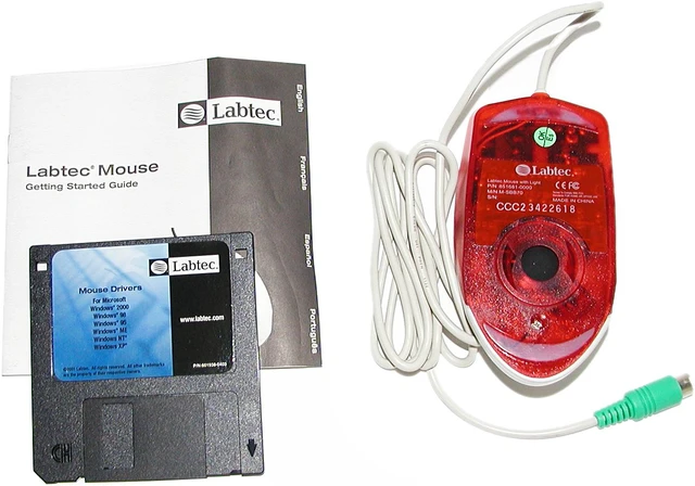 Labtec Wheel Mouse White Ball Mouse - Newegg.com