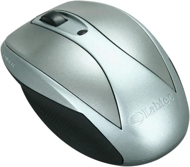 Main image of Labtec 931731-0914 Silver 1 x Wheel RF Wireless Laser Mouse for Notebooks