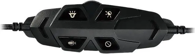 Alt view image 8 of 9 - Adesso Virtual 7.1 Surround Sound Gaming Headphone/Headset with Vibration