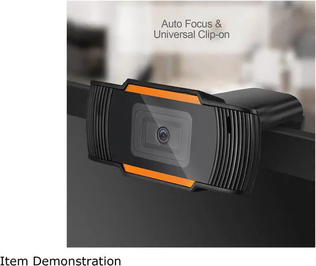 Alt view image 7 of 8 - Adesso CYBERTRACK H2 CyberTrack H2 USB WebCam with Built-in Microphone