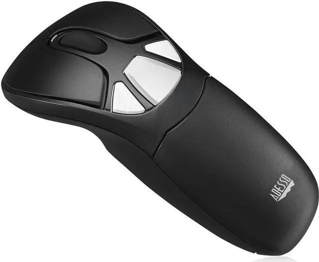 Alt view image 2 of 5 - Adesso Air Mouse Go Plus Wireless Presenter Mouse iMouseP30