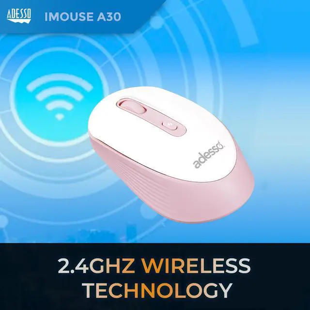 Alt view image 3 of 6 - Adesso iMouse IMOUSE A30P Wireless Mice Wireless Mouse