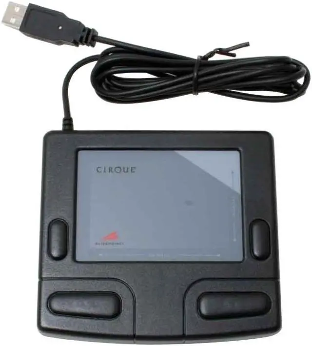 Alt view image 2 of 3 - ADESSO GP-410UB Black 4 Buttons USB Wired Smart Cat Glidepoint Touchpad