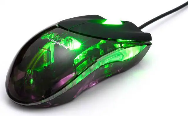 Alt view image 2 of 9 - RAZER RZ01-00020400-R2M1 Acid Green 7 Buttons 1 x Wheel USB Wired Optical 1600 dpi Diamondback Gaming Mouse