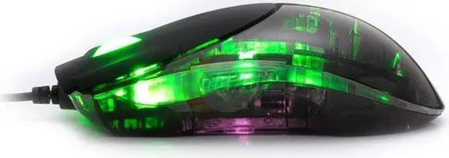 Alt view image 4 of 9 - RAZER RZ01-00020400-R2M1 Acid Green 7 Buttons 1 x Wheel USB Wired Optical 1600 dpi Diamondback Gaming Mouse