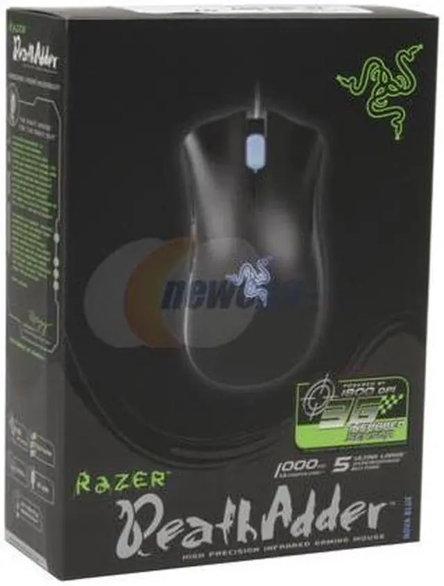 Alt view image 5 of 5 - RAZER DeathAdder Black 5 Buttons 1 x Wheel USB Wired Optical Gaming Mouse