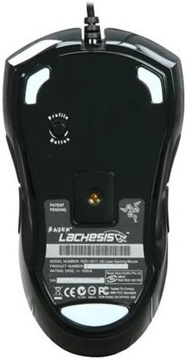 Alt view image 4 of 5 - RAZER Lachesis Banshee Blue 9 Buttons 1 x Wheel USB Wired Laser Gaming Mouse