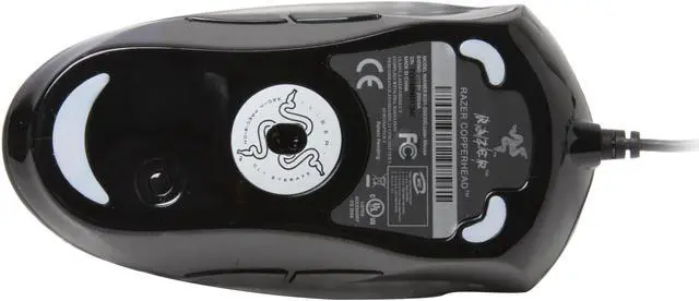 Alt view image 7 of 10 - RAZER Copperhead RZ01-00050300 Chaos Green 7 Buttons 1 x Wheel USB Optical Gaming Mouse