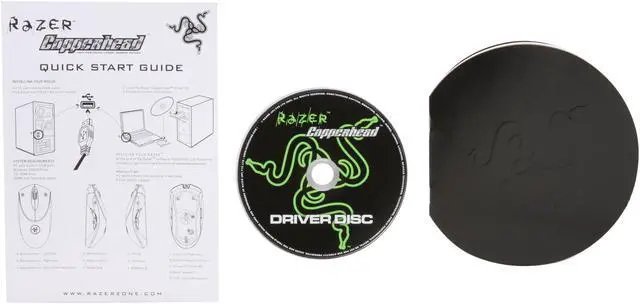 Alt view image 9 of 10 - RAZER Copperhead RZ01-00050300 Chaos Green 7 Buttons 1 x Wheel USB Optical Gaming Mouse