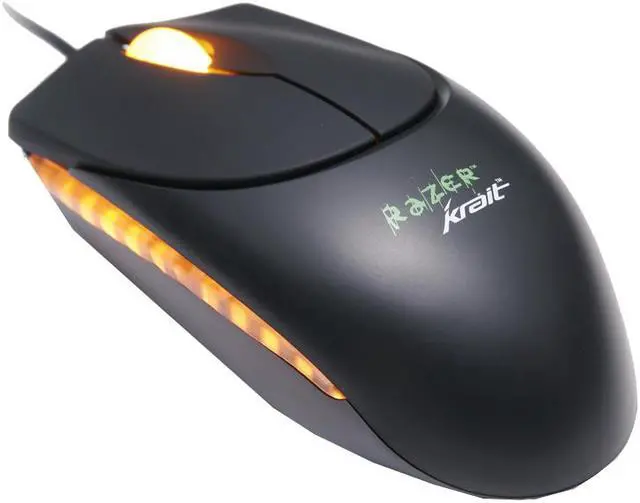 Alt view image 5 of 10 - RAZER KRAIT RZ01-00110100 Black 3 Buttons 1 x Wheel USB Wired Optical Mouse