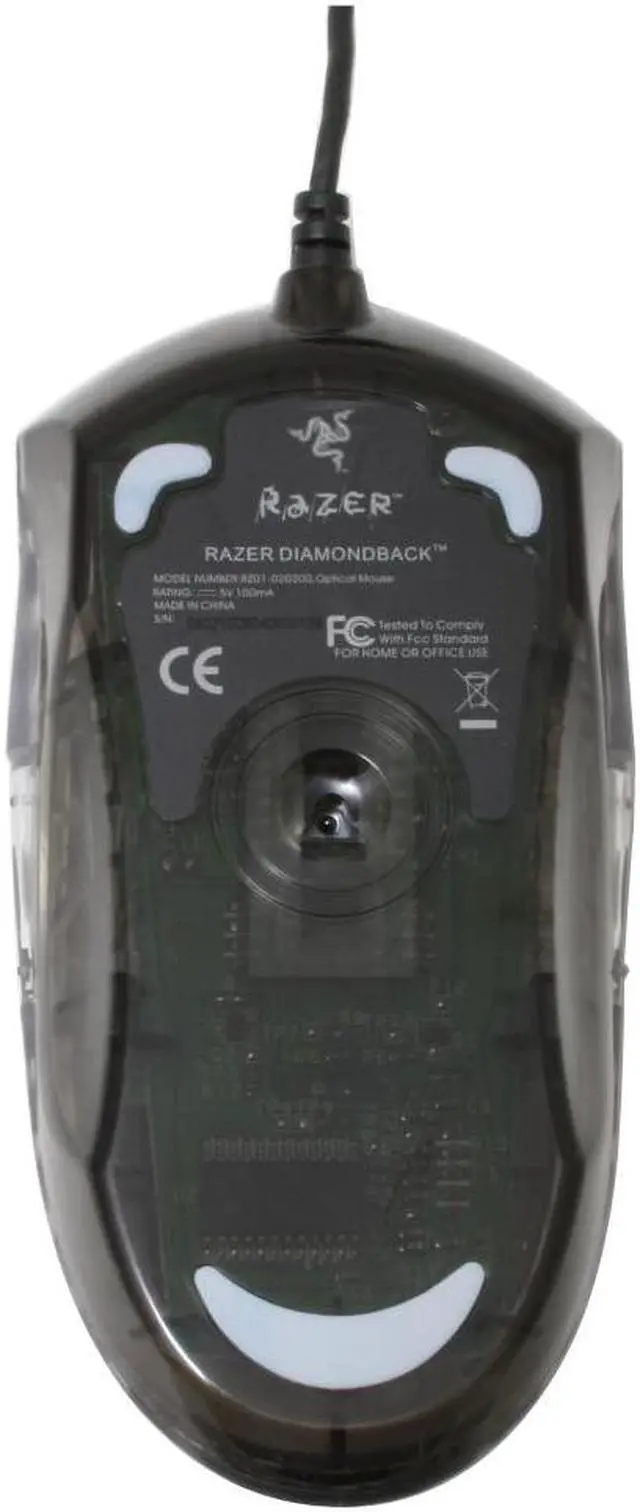 Alt view image 8 of 10 - RAZER RZ01-00020200 Black 7 Buttons 1 x Wheel USB Wired Optical Diamondback Precision Gaming Salamander Mouse